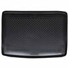 vidaXL Tapete de Porta-Malas Preto Borracha