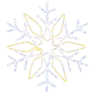 vidaXL Luzes de Natal em forma de floco de neve LOVIISA 140 LED
