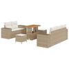 vidaXL Conjunto de Sof&aacute; de Jardim 8 unid. 8-N&uacute;mero de lugares