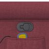 vidaXL Poltrona de massagens reclin. elevat&oacute;ria tecido vermelho tinto