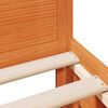 vidaXL Cama sem colch&atilde;o com cabeceira 100x200 cm madeira pinho maci&ccedil;a