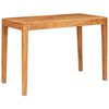 vidaXL Mesa de jantar 110 x 55 x 76 cm Madeira S&oacute;lida de Ac&aacute;cia