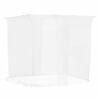 vidaXL Rede mosquiteira suspensa malha branco 220x200x210 cm
