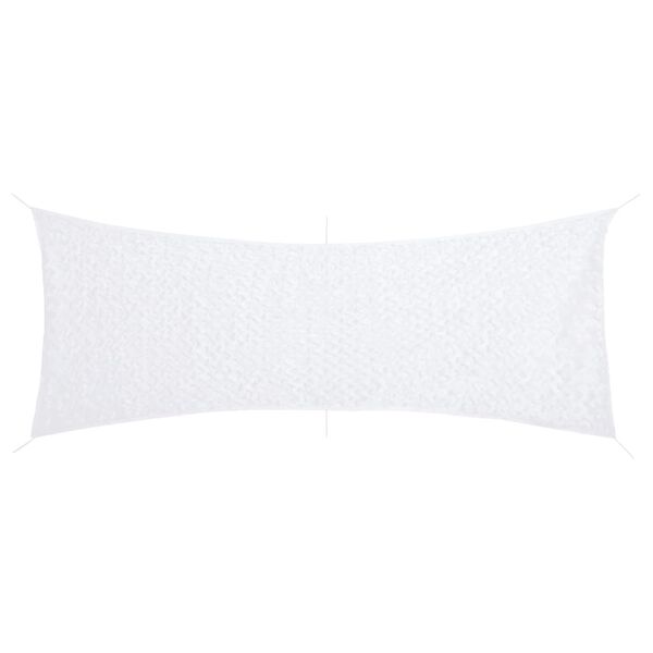 vidaXL Rede de camuflagem com saco de arruma&ccedil;&atilde;o 412x144 cm branco
