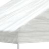 vidaXL Gazebo com telhado 11,15x4,08x3,22 m polietileno branco