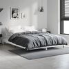 vidaXL Estrutura de cama 140x190 cm derivados de madeira branco