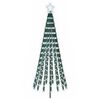 vidaXL &Aacute;rvore de Natal LED 180 cm 255 LED Branco frio A&ccedil;o Preto