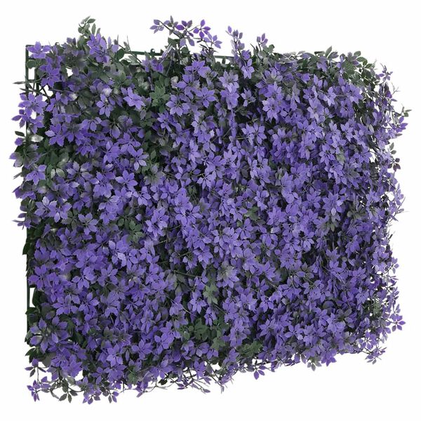 &nbsp;vidaXL Veda&ccedil;&atilde;o de folhas artificiais&nbsp;24 pcs 40x60 cm roxo