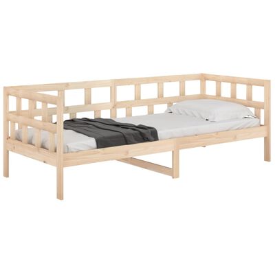 vidaXL Sofá-cama 80x200 cm madeira de pinho maciça