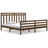 vidaXL Estrutura de cama super king 180x200 cm madeira castanho-mel