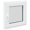 vidaXL Janela de por&atilde;o RISOR 50 x 50 cm PVC e Vidro Branco