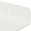 vidaXL Prateleira Flutuante 3 pcs Branco 40 x 9 x 2,5 cm A&ccedil;o