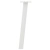 vidaXL Pés para mesa de centro 4 peças, branco, 42 cm, aço