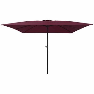 vidaXL Guarda-sol de Jardim 295 x 295 x 245 cm Poli&eacute;ster e A&ccedil;o