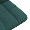 vidaXL Colch&atilde;o dobr&aacute;vel 71x51x62 cm tecido verde escuro
