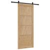 vidaXL Porta Deslizante ORKDAL Castanho 86 x 211 cm