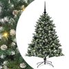 vidaXL &Aacute;rvore de Natal Artificial Verde 120 cm PVC, Pl&aacute;stico e A&ccedil;o
