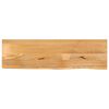 vidaXL Tampo de mesa c/ borda viva 120x40x3,8 cm mangueira maci&ccedil;a