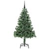 vidaXL &Aacute;rvore de Natal com 150 LEDs com suporte Verde 150 cm PVC