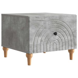 vidaXL Mesa de centro com gaveta Cinzento Cimento 49 x 50 x 40 cm