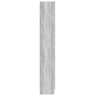 vidaXL Estante 82,5x30,5x185,5 cm derivados de madeira cinzento sonoma