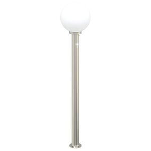 vidaXL Lumin&aacute;ria de poste com sensor, 120 cm, a&ccedil;o inoxid&aacute;vel, IP44