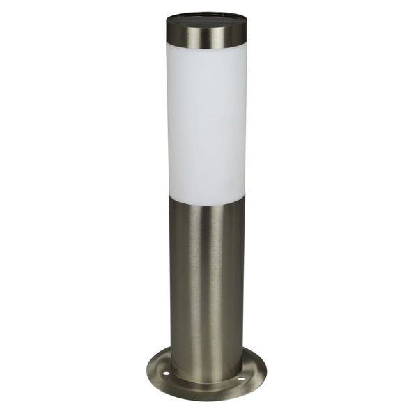 Luxform Ilumina&ccedil;&atilde;o poste para jardim LED solar Idaho prateado 39135