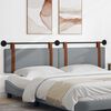 vidaXL Cabeceira Suspensa Cinzento-claro 210 x 55 x 5 cm PU Antigo
