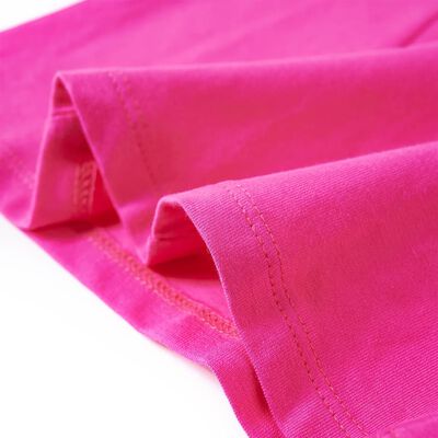 T-shirt de manga comprida para criança rosa-escuro 92