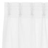 vidaXL Cortina de Voile 2 pcs Branco 245 x 140 cm Poli&eacute;ster