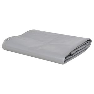 vidaXL Lona 650 g/m&sup2; 4x8 m cinzento
