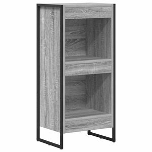 vidaXL Gabinete de Livros Cinza Sonoma 80 x 30 x 155 cm