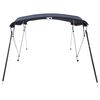 vidaXL Toldo de 4 arcos Bimini c/ paredes laterais 243x(185-198)x137cm