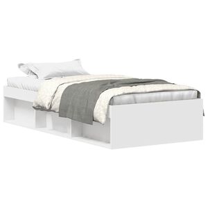 vidaXL Estrutura de cama 90x200 cm branco