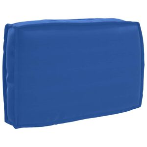 vidaXL Almofada de palete para encosto Azul real 60 x 40 x 12 cm