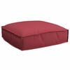 vidaXL Almofada Vinho Vermelho 50 x 50 x 12 cm Tecido Oxford