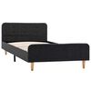 vidaXL Estrutura de cama 90x200 cm serapilheira cinzento-escuro