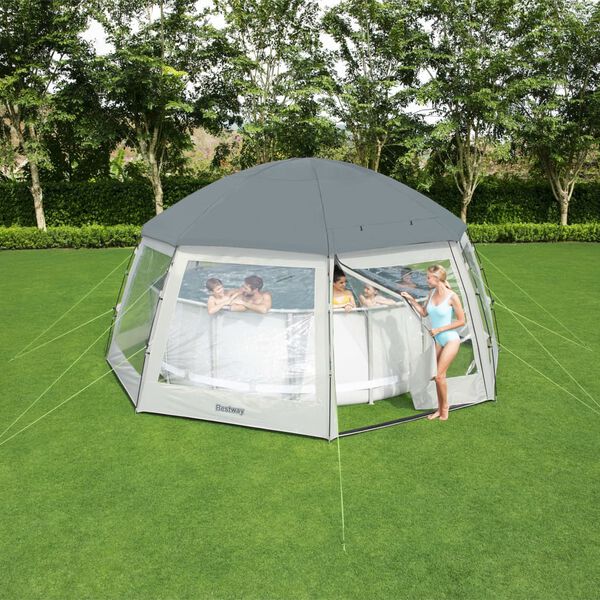 Bestway C&uacute;pula de piscina 600x600x295 cm