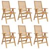 vidaXL Cadeira 6 pcs Castanho 64,5 x 52 x 108 cm