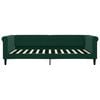 vidaXL Sof&aacute;-cama com gavet&atilde;o 100x200 cm veludo verde-escuro