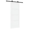 vidaXL Porta Deslizante ORKDAL 83 x 202 cm Madeira de Pinho Maci&ccedil;a