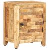 vidaXL Mesa de cabeceira 40x30x50 cm madeira de mangueira maci&ccedil;a