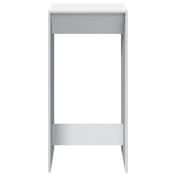 vidaXL Mesa de bar 51x50x103,5 cm derivados de madeira branco