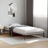vidaXL Estrutura de cama derivados de madeira e metal cinzento sonoma