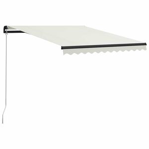 vidaXL Toldo retr&aacute;til manual 300x250 cm cor creme