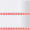 vidaXL Ladrilhos espelhados quadrados em vidro 24 pcs