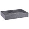 vidaXL Lavat&oacute;rio 58x39x10 cm m&aacute;rmore preto