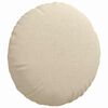 vidaXL Almofadas de Assento 2 pcs Creme &Oslash;40 x 13 cm tecido