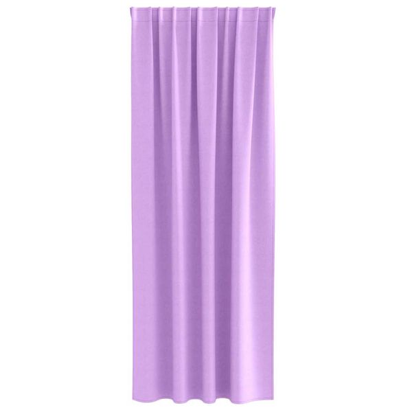 vidaXL Cortinas Blackout com Argolas 2 pcs Roxo 245 x 140 cm Poli&eacute;ster