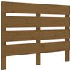 vidaXL Cabeceira de cama 100x3x80 cm pinho maci&ccedil;o castanho mel